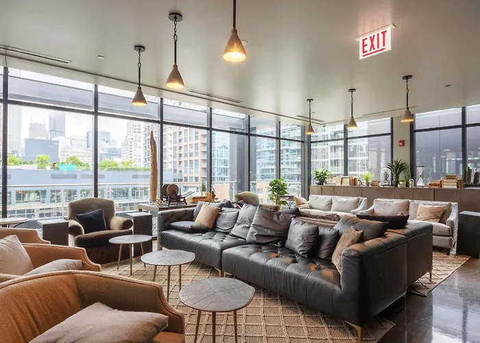 Apartment River N 1br W Gym Rooftop Nr L Parks Chi-321 Chicago