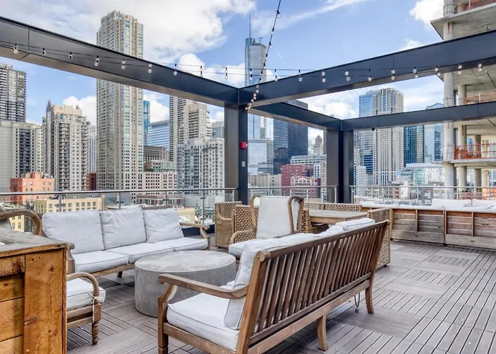 River N 1br W Gym Rooftop Nr L Parks Chi-321 Chicago