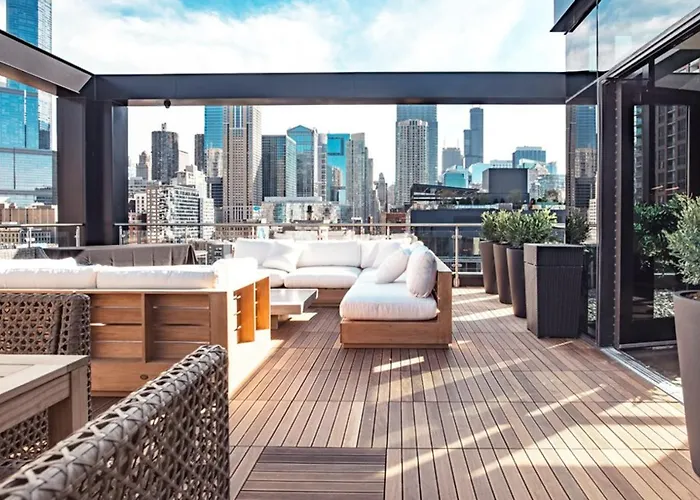 River N 1br W Gym Rooftop Nr L Parks Chi-321 *