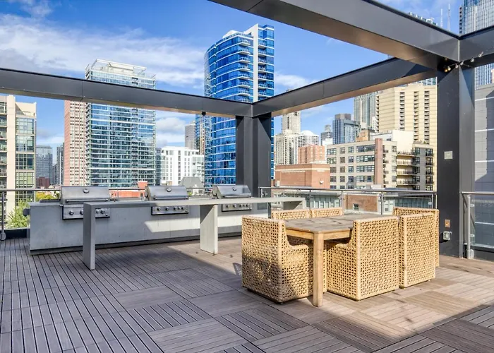 River N 1br W Gym Rooftop Nr L Parks Chi-321 Chicago