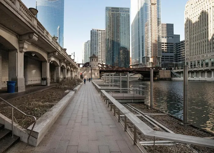 River N 1br W Gym Rooftop Nr L Parks Chi-321 *